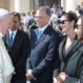 Delegación dominicana en Audiencia General con el Papa Francisco
